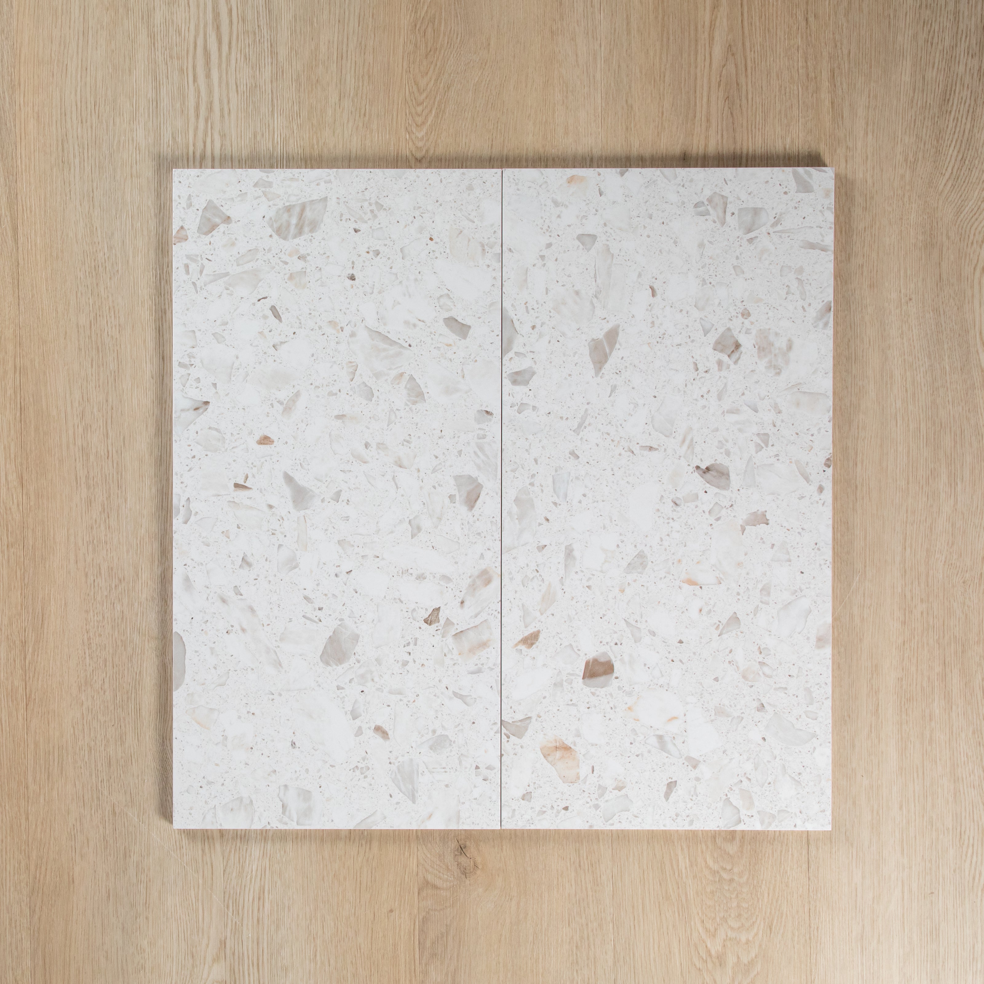 Antique Terrazzo Stone Marshmallow Matte Shine