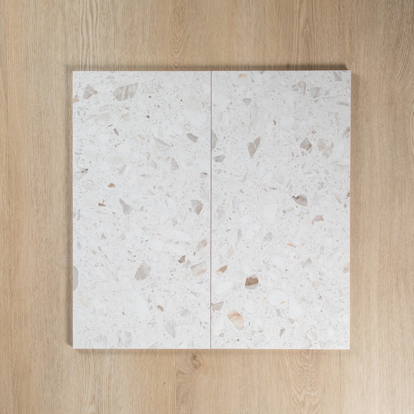 Antique Terrazzo Stone Marshmallow Matte Shine