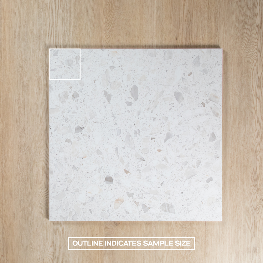 Antique Terrazzo Stone Marshmallow Matte Shine