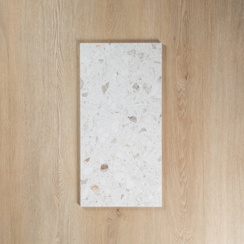 Antique Terrazzo Stone Marshmallow Matte Shine
