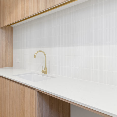 Byron Kit Kat Matte White Mosaic