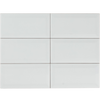 White Gloss Subway Bevelled