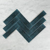 Boutique Navy Blue Gloss Subway Ripple