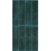 Boutique Peacock Green Gloss Subway Ripple