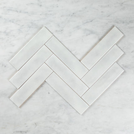 Boutique White Gloss Subway Ripple