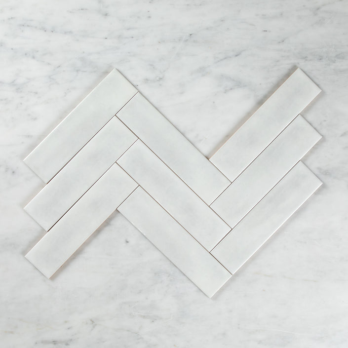 Boutique White Gloss Subway Ripple