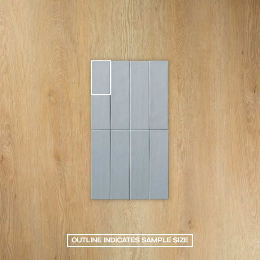 Brava Rustic Blue Satin Subway