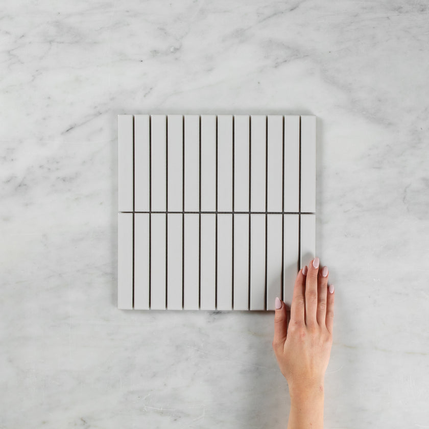 Byron Kit Kat Gloss White Mosaic