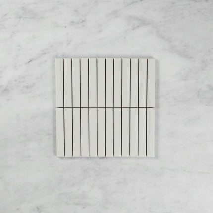 Byron Kit Kat Matte White Mosaic