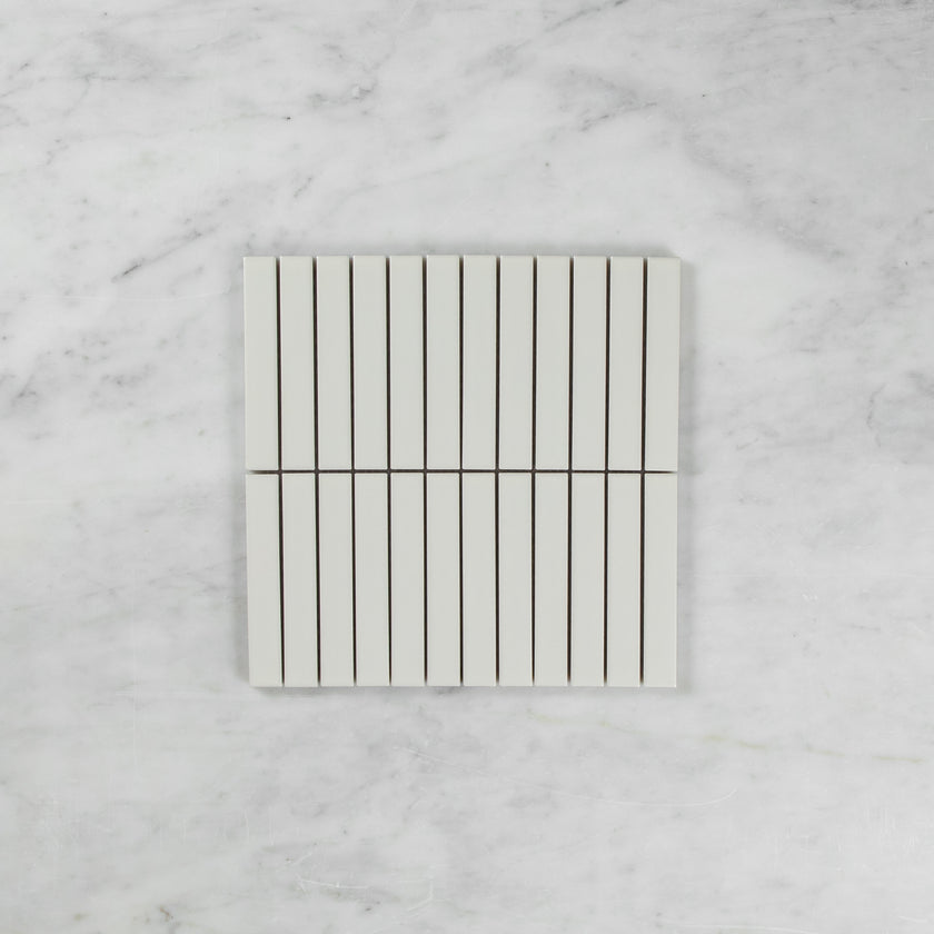 Byron Kit Kat Matte White Mosaic