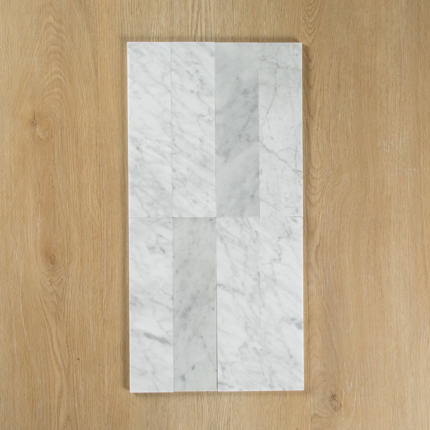Carrara Marble Bianco Subway