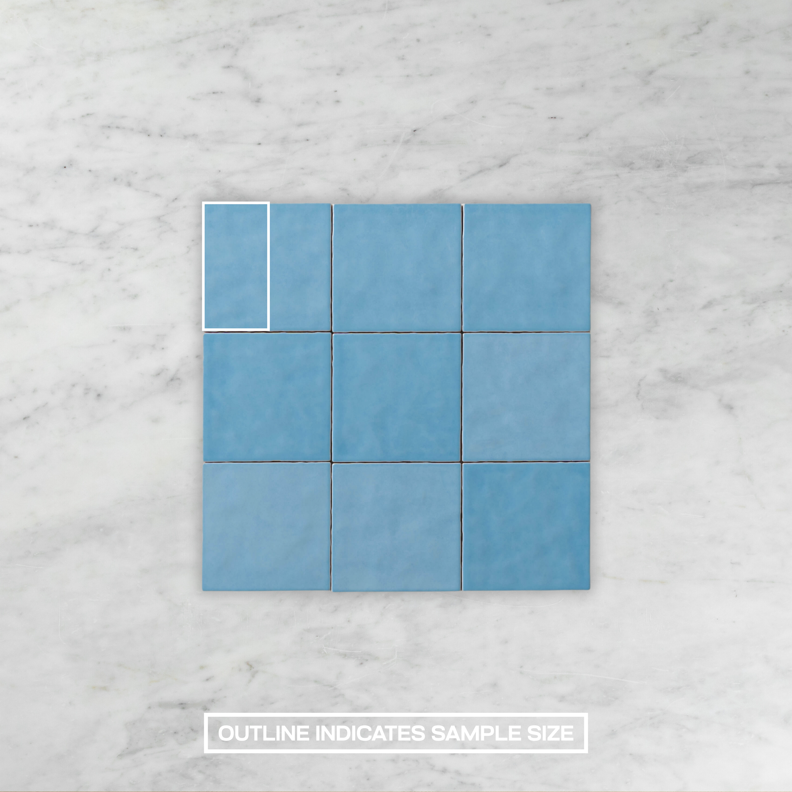 Casablanca Baby Blue Gloss Square