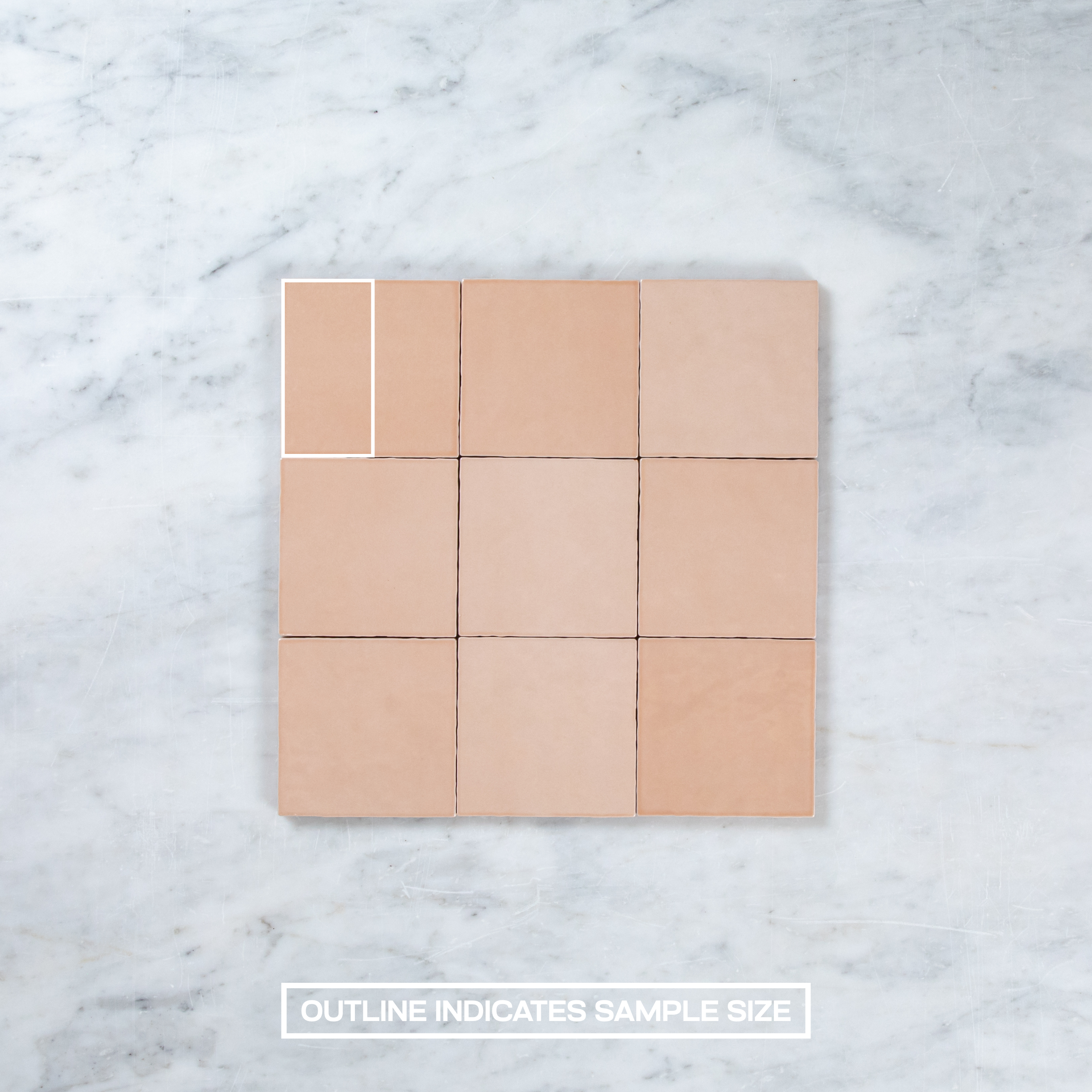 Casablanca Coral Gloss Square