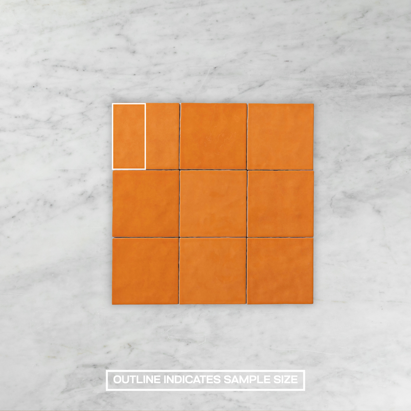 Casablanca Orange Gloss Square