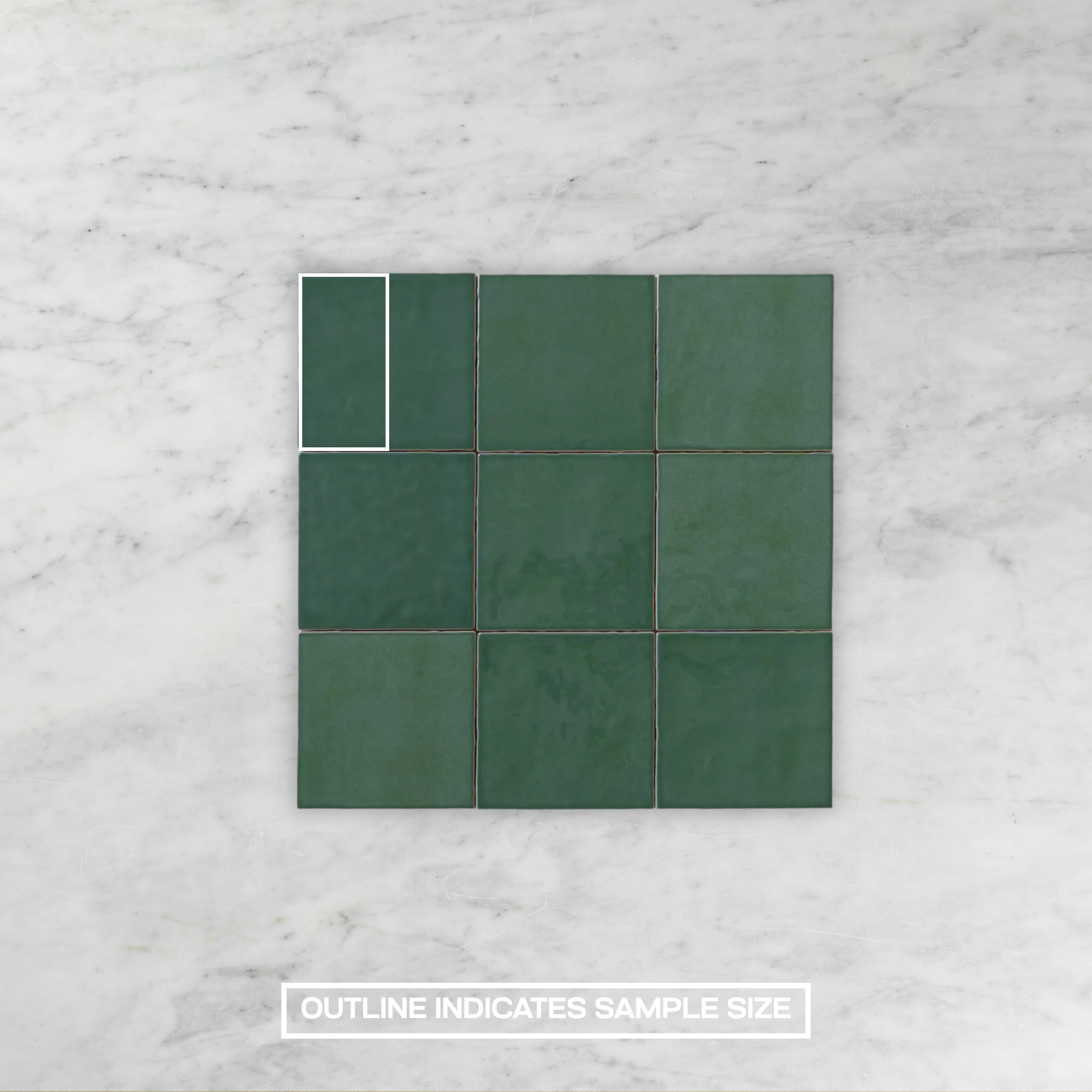 Casablanca Bottle Green Gloss Square