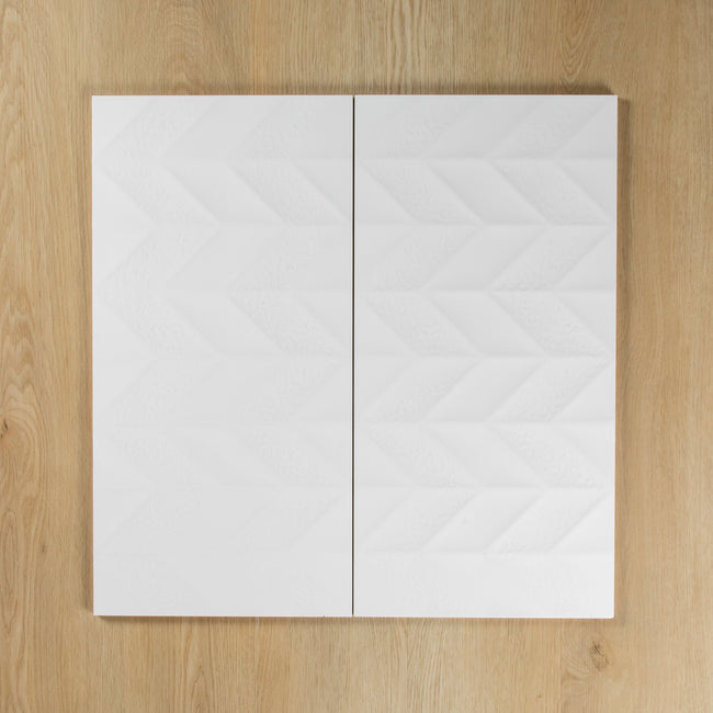 Chevron White Gloss