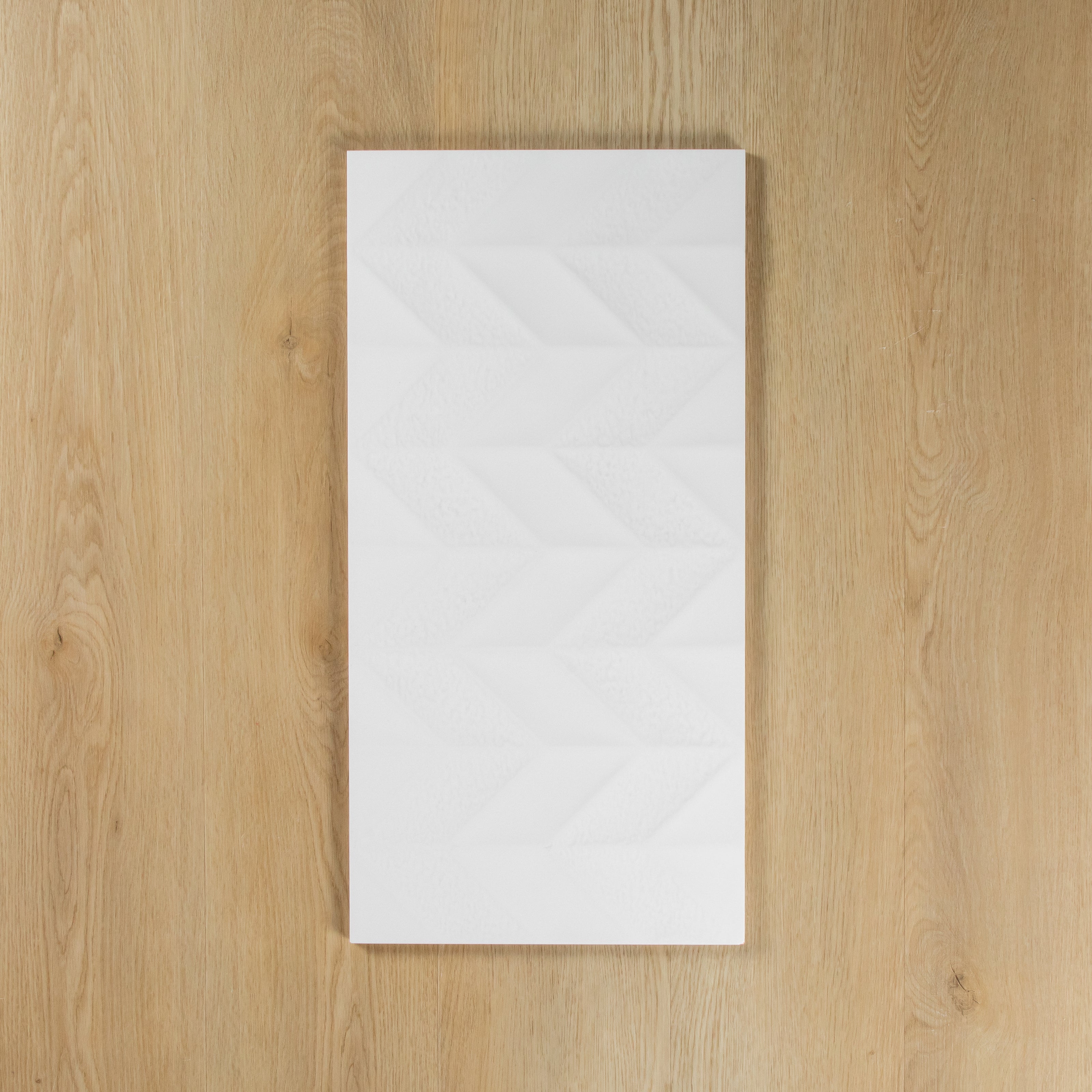 Chevron White Matte