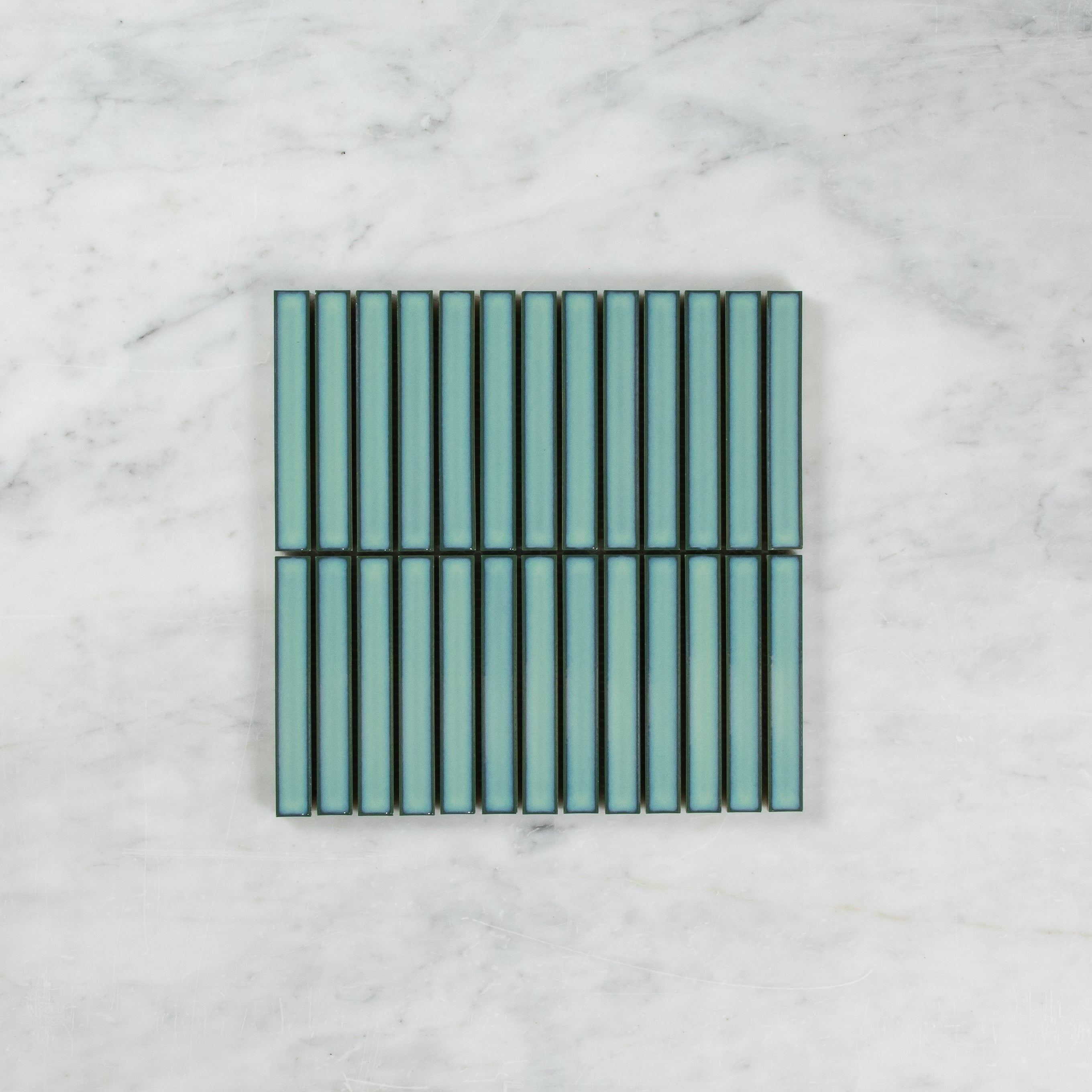 Clovelly Antique Light Green Gloss Kit Kat Mosaic Mosaic