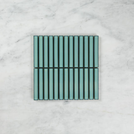 Clovelly Antique Light Green Gloss Kit Kat Mosaic Mosaic