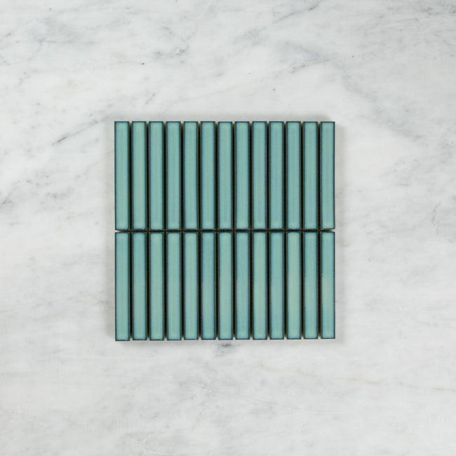 Clovelly Antique Light Green Gloss Kit Kat Mosaic Mosaic