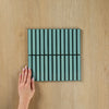 Clovelly Antique Light Green Gloss Kit Kat Mosaic Mosaic