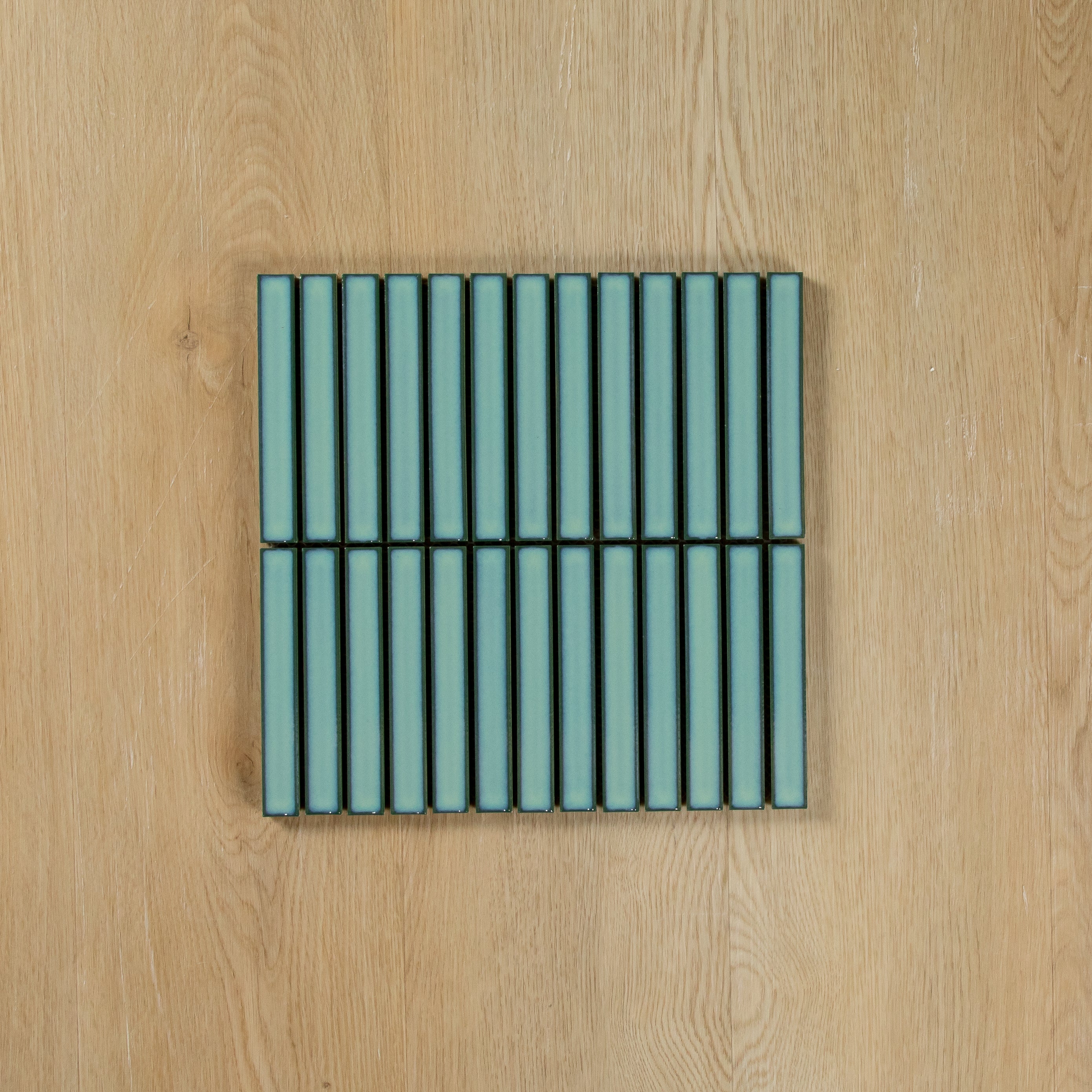 Clovelly Antique Light Green Gloss Kit Kat Mosaic Mosaic