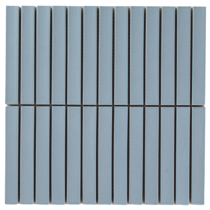 Clovelly Pearl Saphire Matte Concave Kit Kat Mosaic