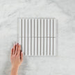 Clovelly Snow White Gloss Kit Kat Mosaic