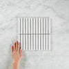 Clovelly White Grey Speckle Matte Concave Kit kat