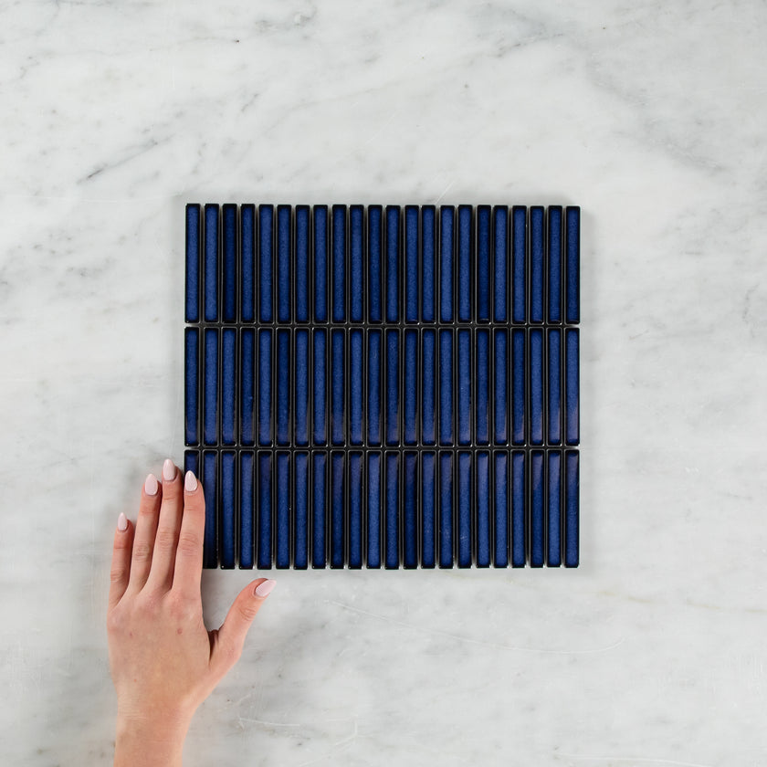 Cottesloe Antique Dark Blue Kit Kat Mosaic