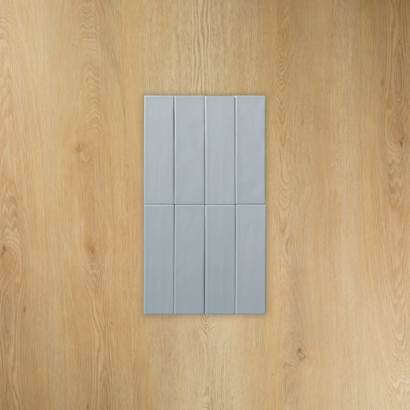 Brava Rustic Blue Satin Subway