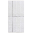 Bricks White Glossy Subway