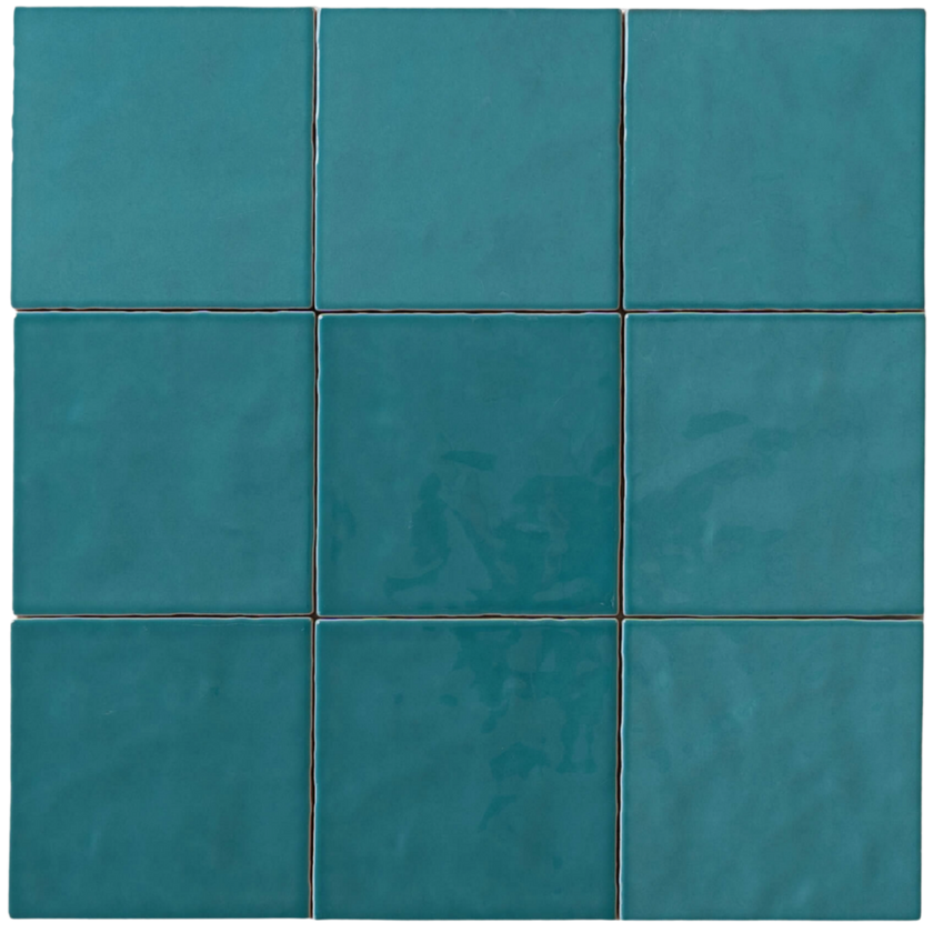 Casablanca Turquoise Gloss Square