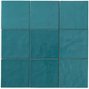 Casablanca Turquoise Gloss Square