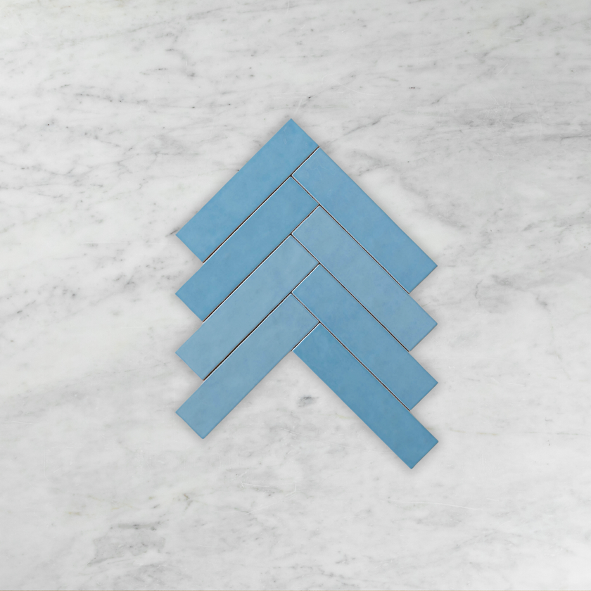 Casablanca Baby Blue Gloss Subway