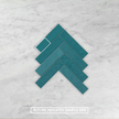 Casablanca Turquoise Blue Gloss Subway