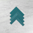 Casablanca Turquoise Blue Gloss Subway