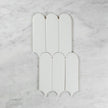 Flemmington Feather White Ripple Matte