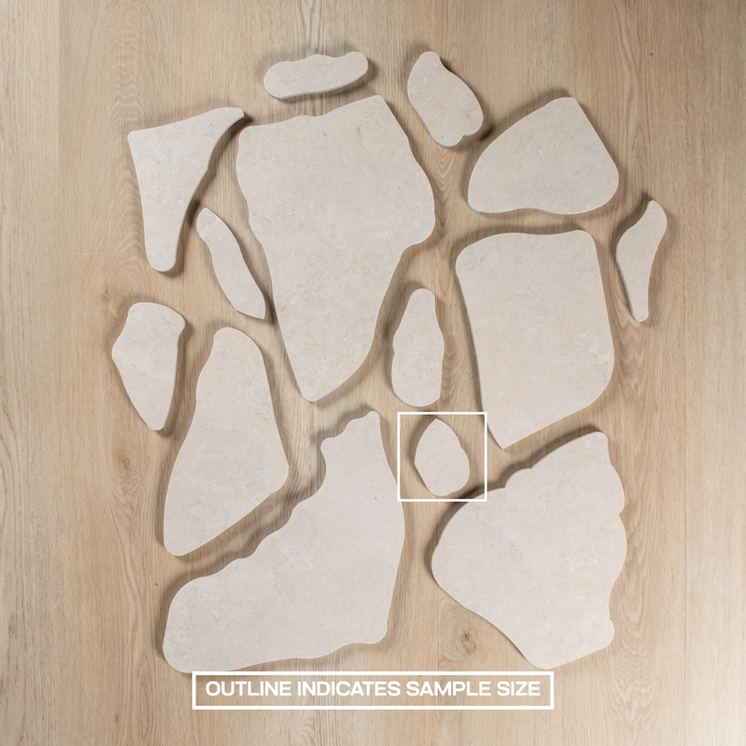 French Stone Beige Crazy Pave