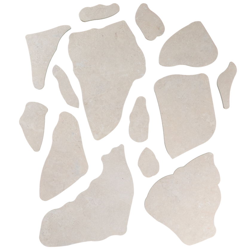 French Stone Beige Crazy Pave