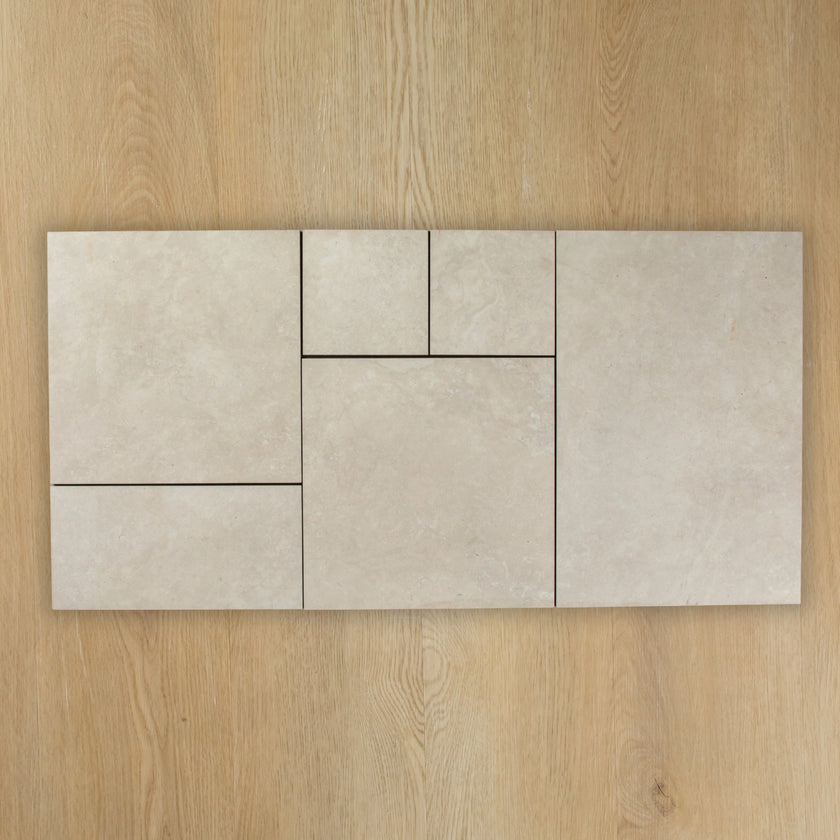 French Stone Bianco French Pattern In Out