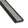 Lauxes Aluminium Celleni Midnight Slimline Tile Insert 100mm x 26mm