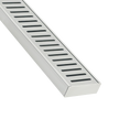 Lauxes Aluminium Celleni Silver Floor Grate 70mm x 23mm