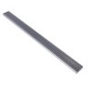 Lauxes Aluminium Celleni Silver Floor Grate 70mm x 23mm
