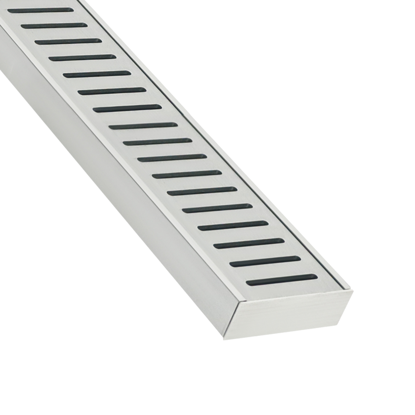 Lauxes Aluminium Celleni Silver Floor Grate 70mm x 23mm