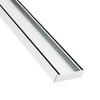Lauxes Aluminium Celleni Silver Slimline Tile Insert 100mm x 26mm
