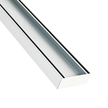 Lauxes Aluminium Celleni Silver Slimline Tile Insert 100mm x 35mm