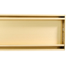 Lauxes Aluminium Matte Gold Slimline Tile Insert  100mm x 21mm
