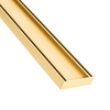Lauxes Aluminium Matte Gold Slimline Tile Insert Grate 100mm x 26mm