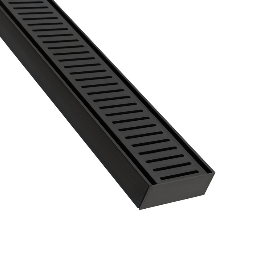 Lauxes Aluminium Midnight Next Gen Floor Grate 100mm x 35mm
